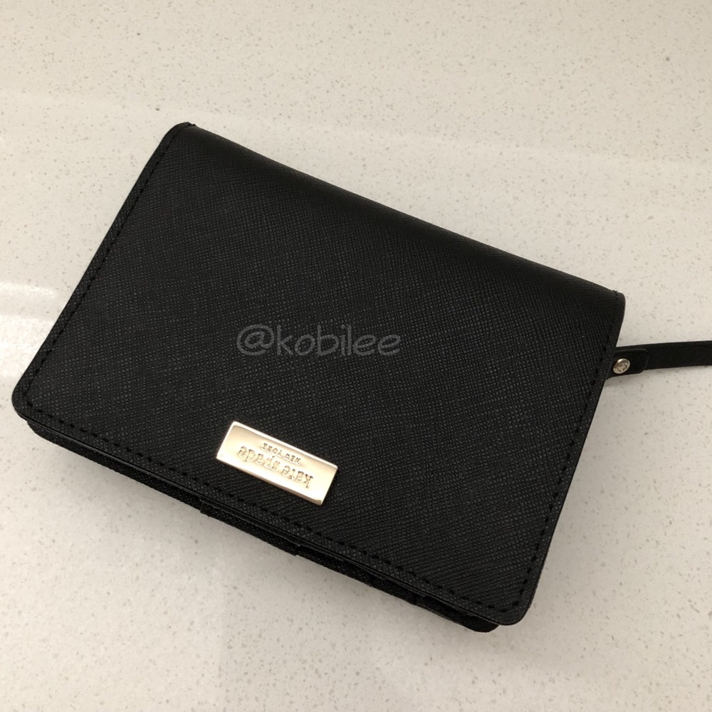 Kate spade black newbury lane wallet